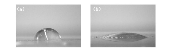 EVA薄膜等離子清洗前后親水性對比